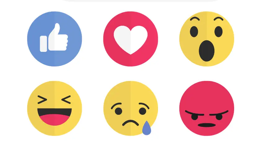 Fix Facebook Reaction Emojis Not Working - change reaction type