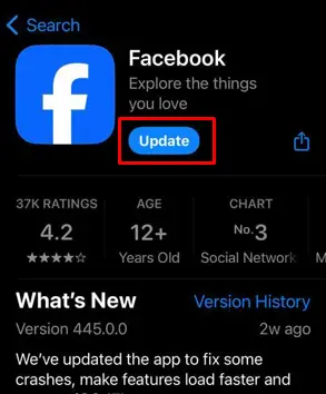 How to Fix Facebook Notifications Not Showing Comments - update Facebook app